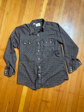 Vintage Pearl Snap, "Dee Cee" Western shirt